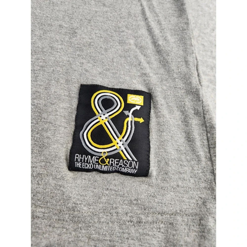 Vintage Y2K Echo Unlimited Thick T-shirt Pittsburgh Steelers Colors Men's XL 2XL